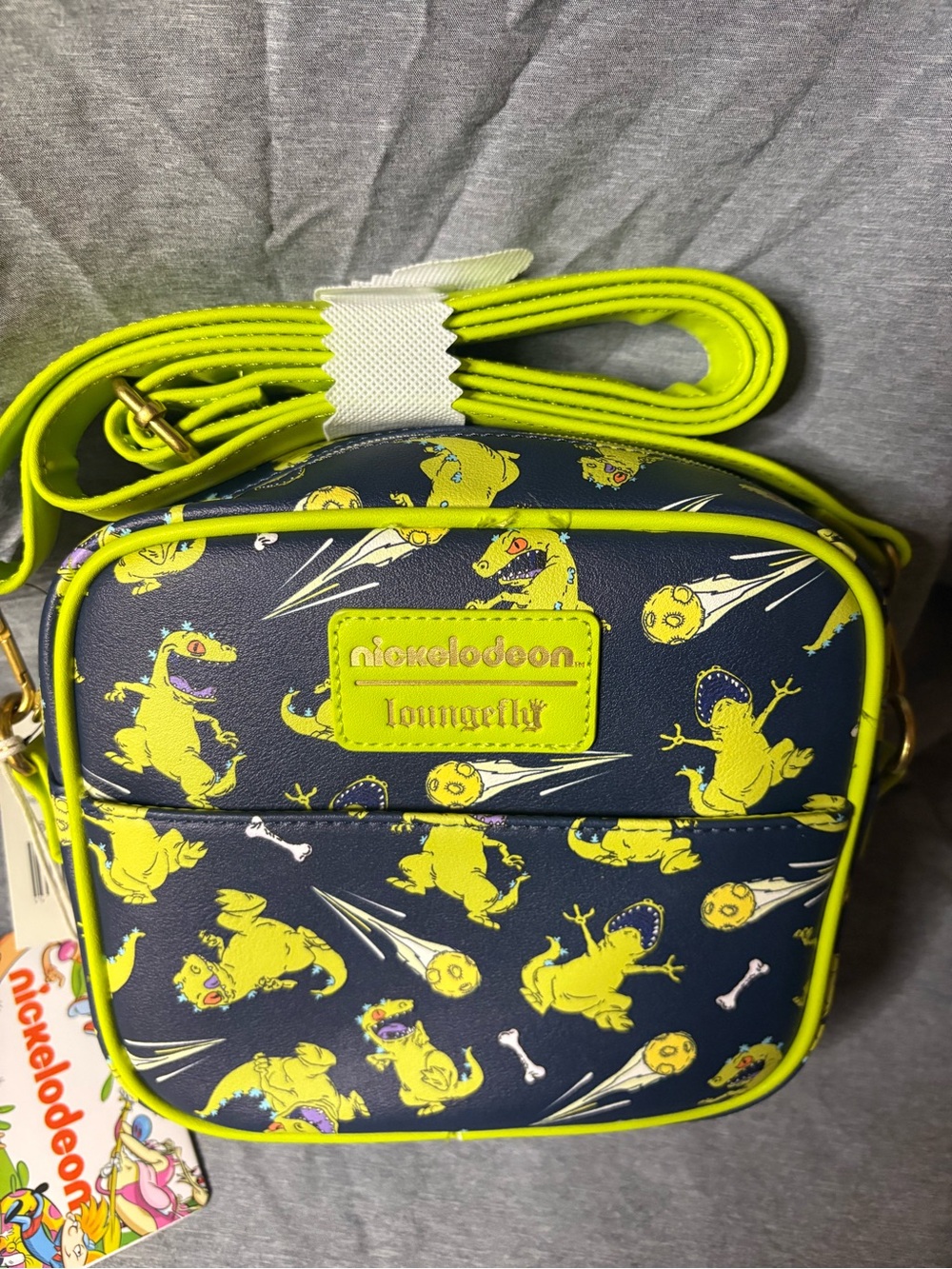 Loungefly Nickelodeon Reptar Crossbody Bag